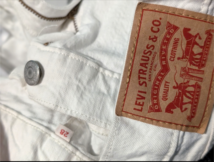 Levi's Womens White Denim Shorts - photo 3