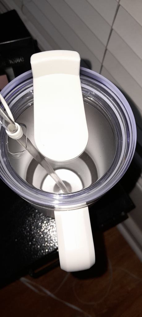 White 30oz Tumbler with Lid and Straw - photo 2