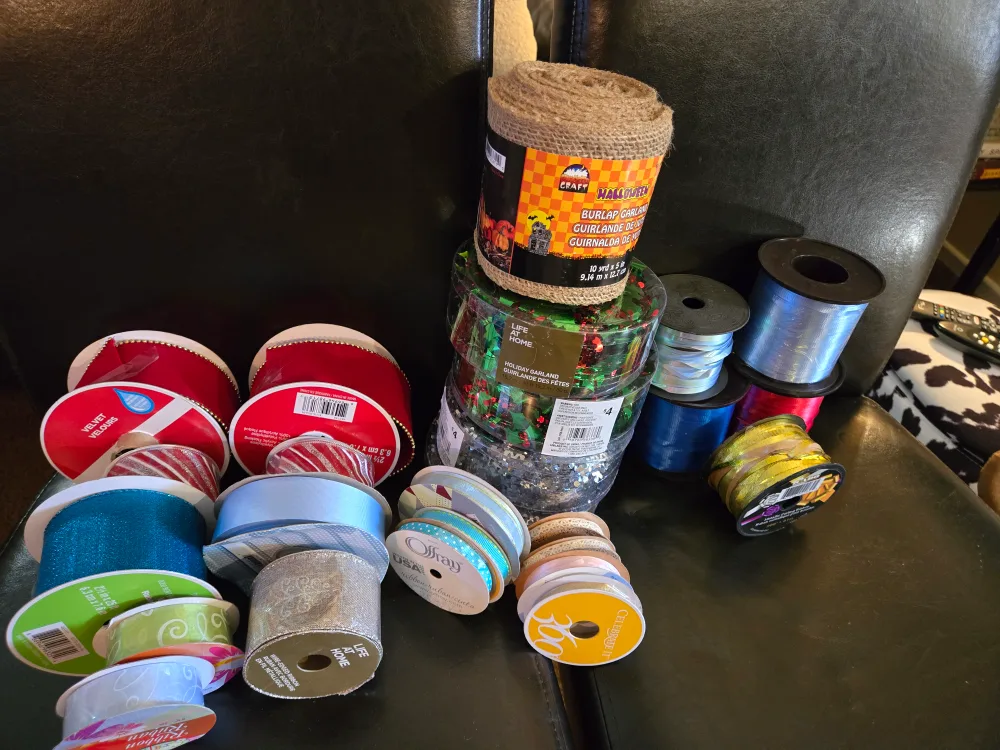 Bulk Ribbon Lot - Craft Supplies image indicator(3)