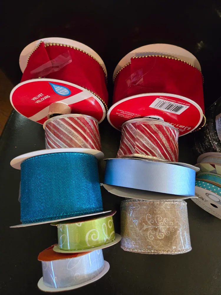 Bulk Ribbon Lot - Craft Supplies image indicator(4)