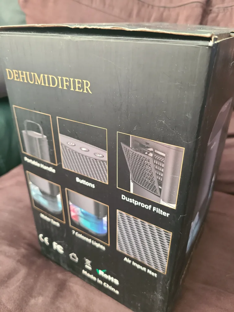 Mini Dehumidifier 360° Airflow, 350sq ft image indicator(2)