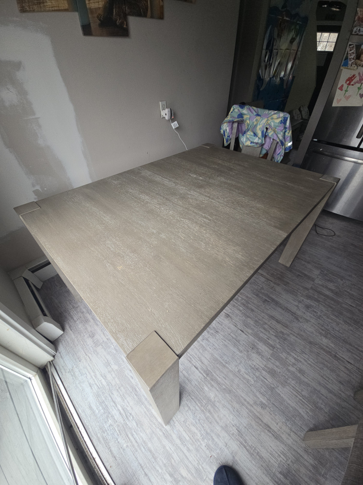 Extendable Farmhouse Dining Table with Storage Bench