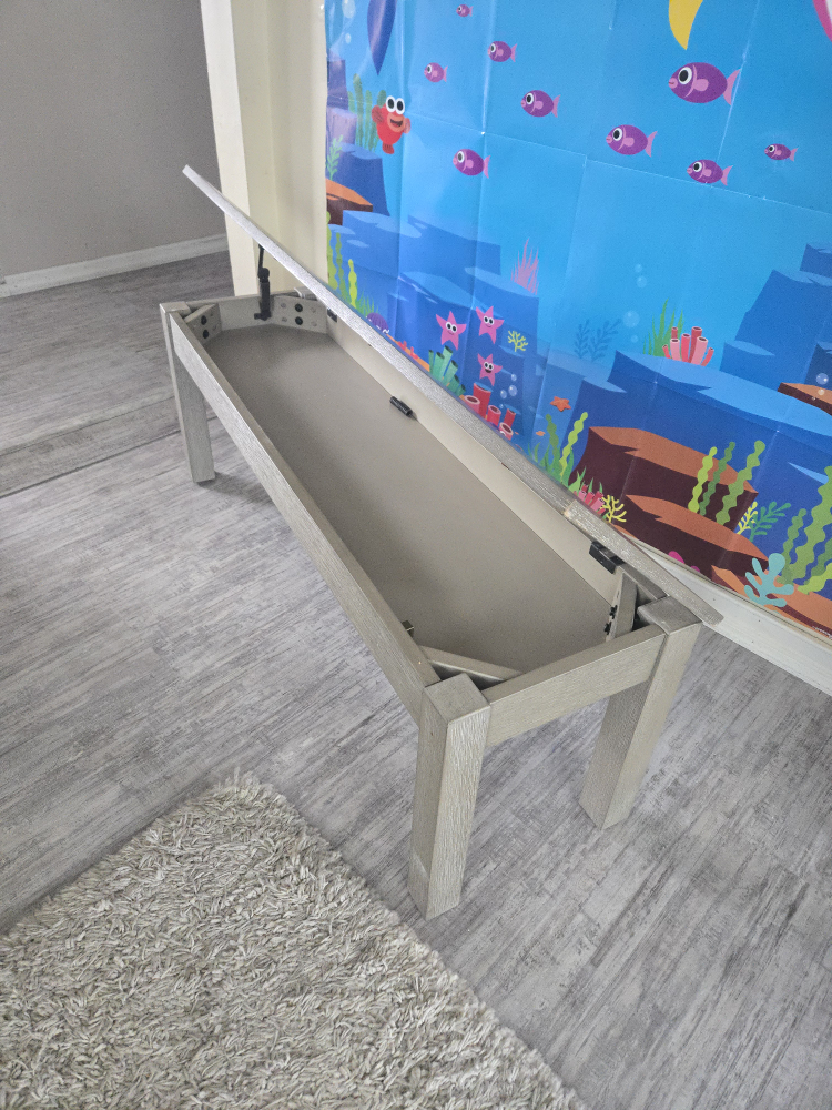 Extendable Farmhouse Dining Table with Storage Bench - photo 5