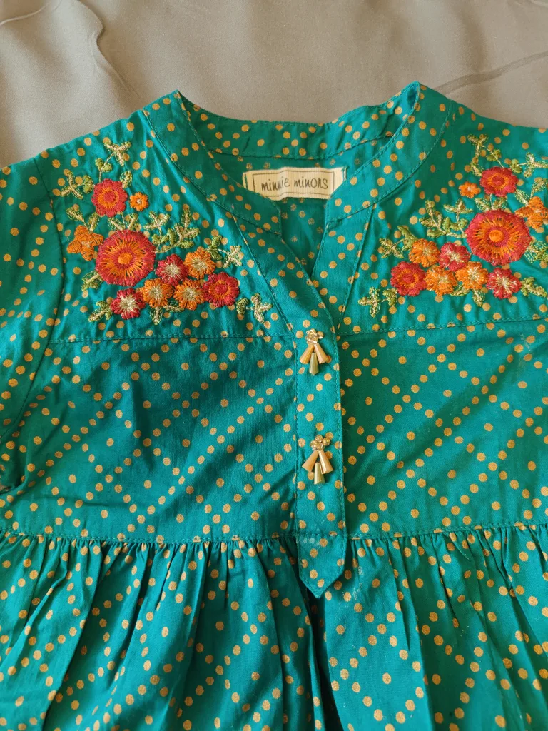 Nice teal color 2 pice seat  - Size 12/18 Months image indicator(2)