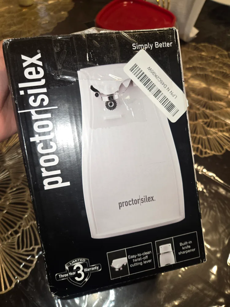 Proctor Silex Can Opener - 75224PS - New in Box image indicator(2)