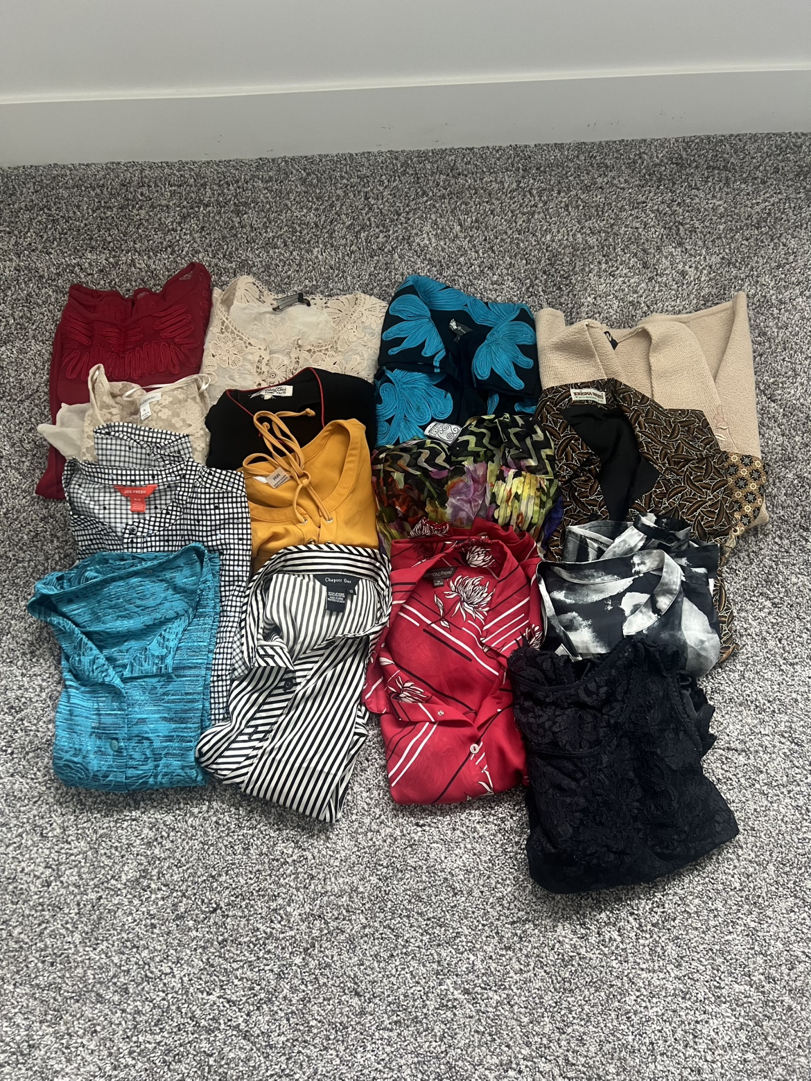 Bundle of 15 Women's Tops and Blouses