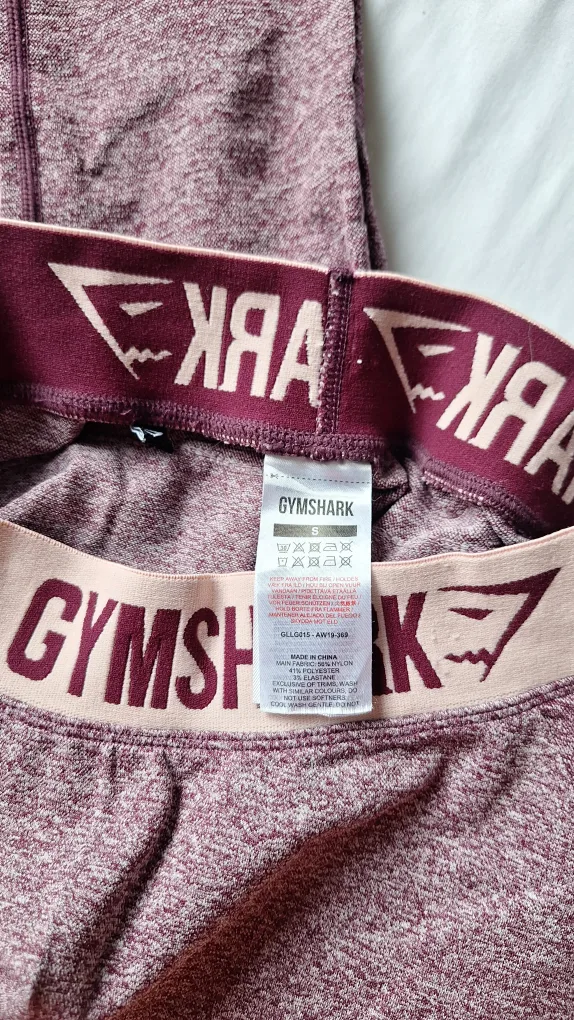 Gymshark Leggings - Two Pairs - Burgundy and Magenta image indicator(6)