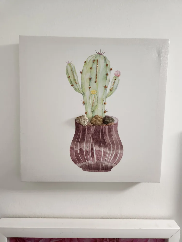 Set of 4 Cactus Canvas Wall Art Prints image indicator(4)