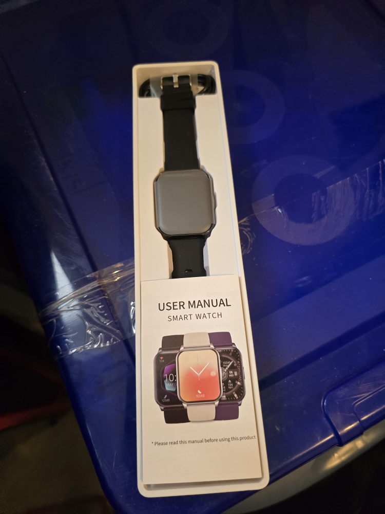 New Smart Watch with Black Band - photo 2