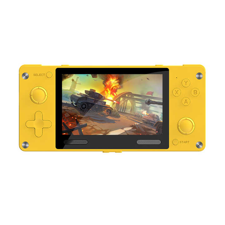 GAMEMAX A380 Retro Handheld Game Console - Yellow