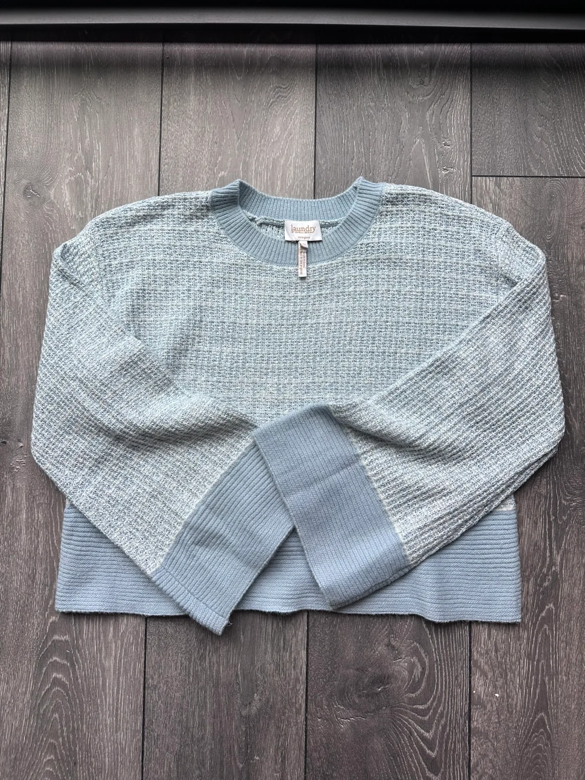 Blue Cropped Sweater thumbnail