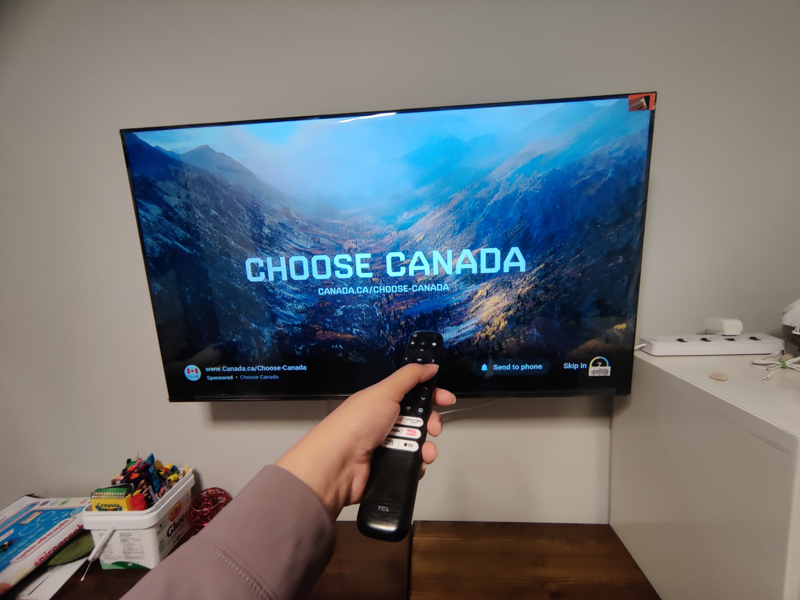 TCL 50" Smart LED TV with Remote