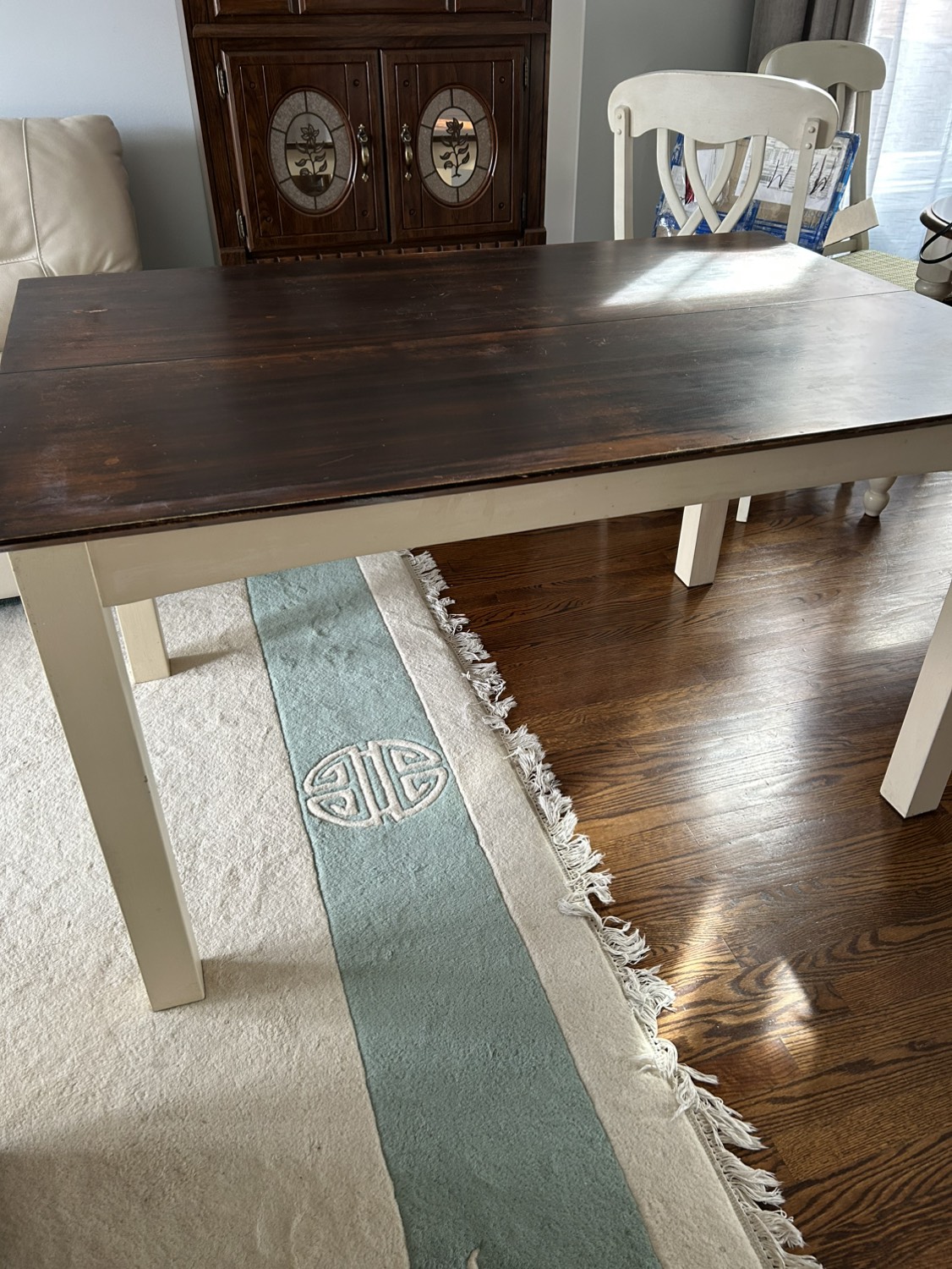 Solid wood kitchen-dining table - photo 3