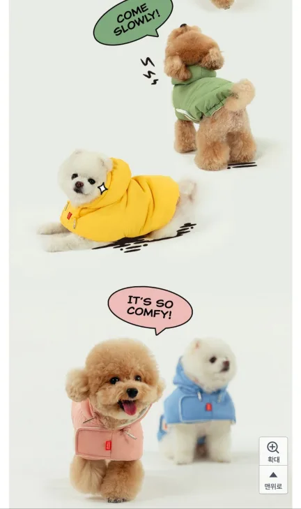 Laughing Charlie Dog Coat - Blue - Size XS image indicator(8)