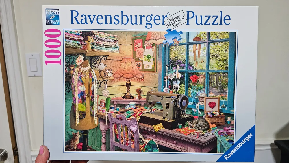Ravensburger 1000-Piece Puzzle - Sewing Room thumbnail