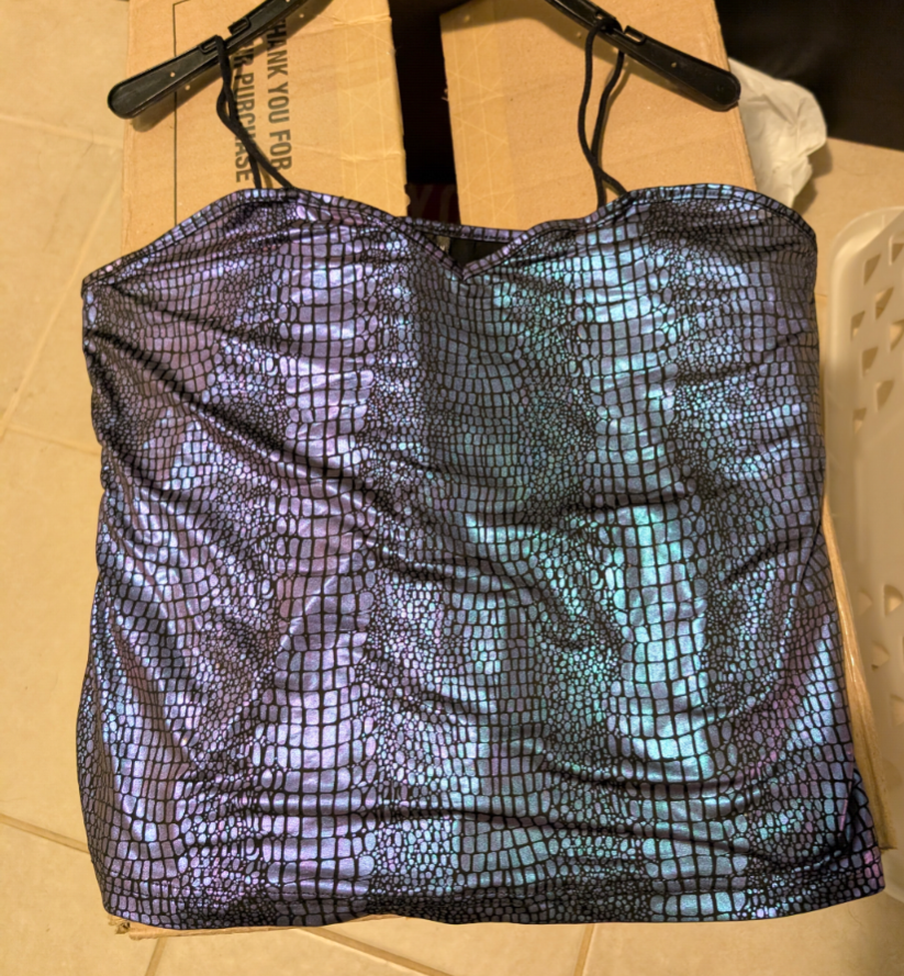 Snakeskin Print Cami Top