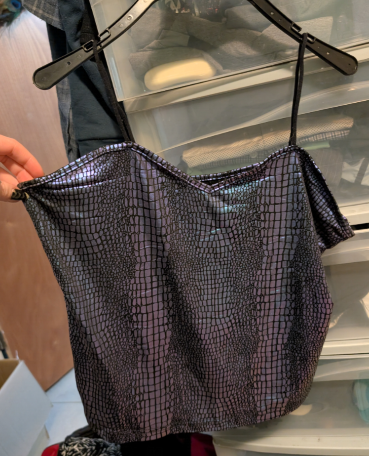 Snakeskin Print Cami Top - photo 2