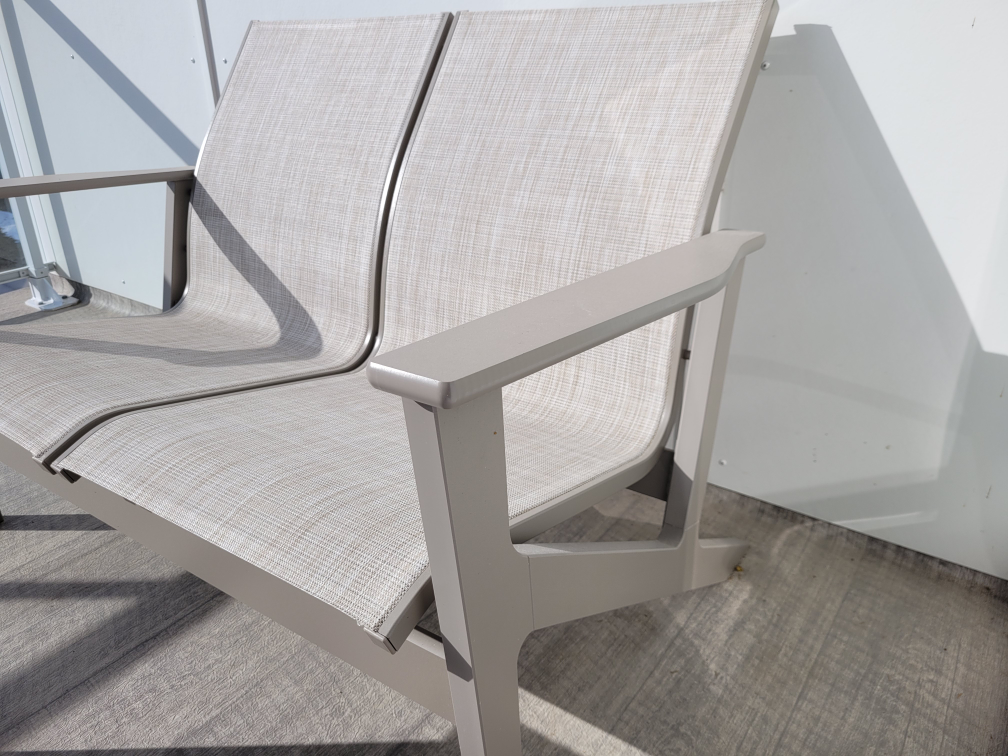 Outdoor Patio Set - Loveseat and Side Table - photo 2