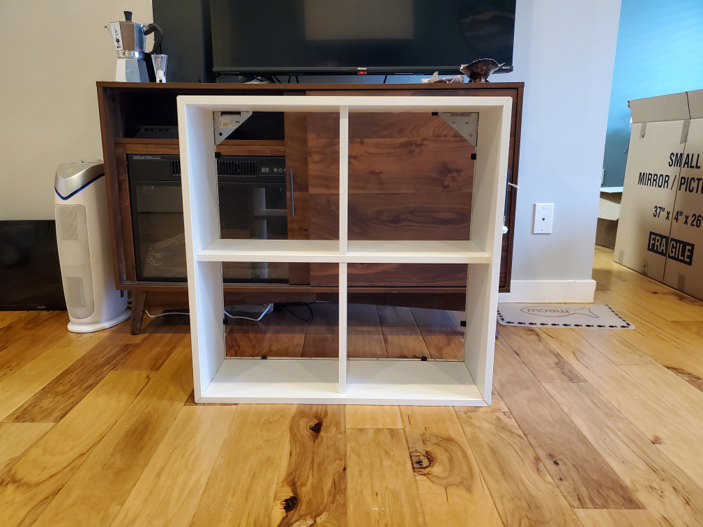 White Cube Storage Shelf - photo 2