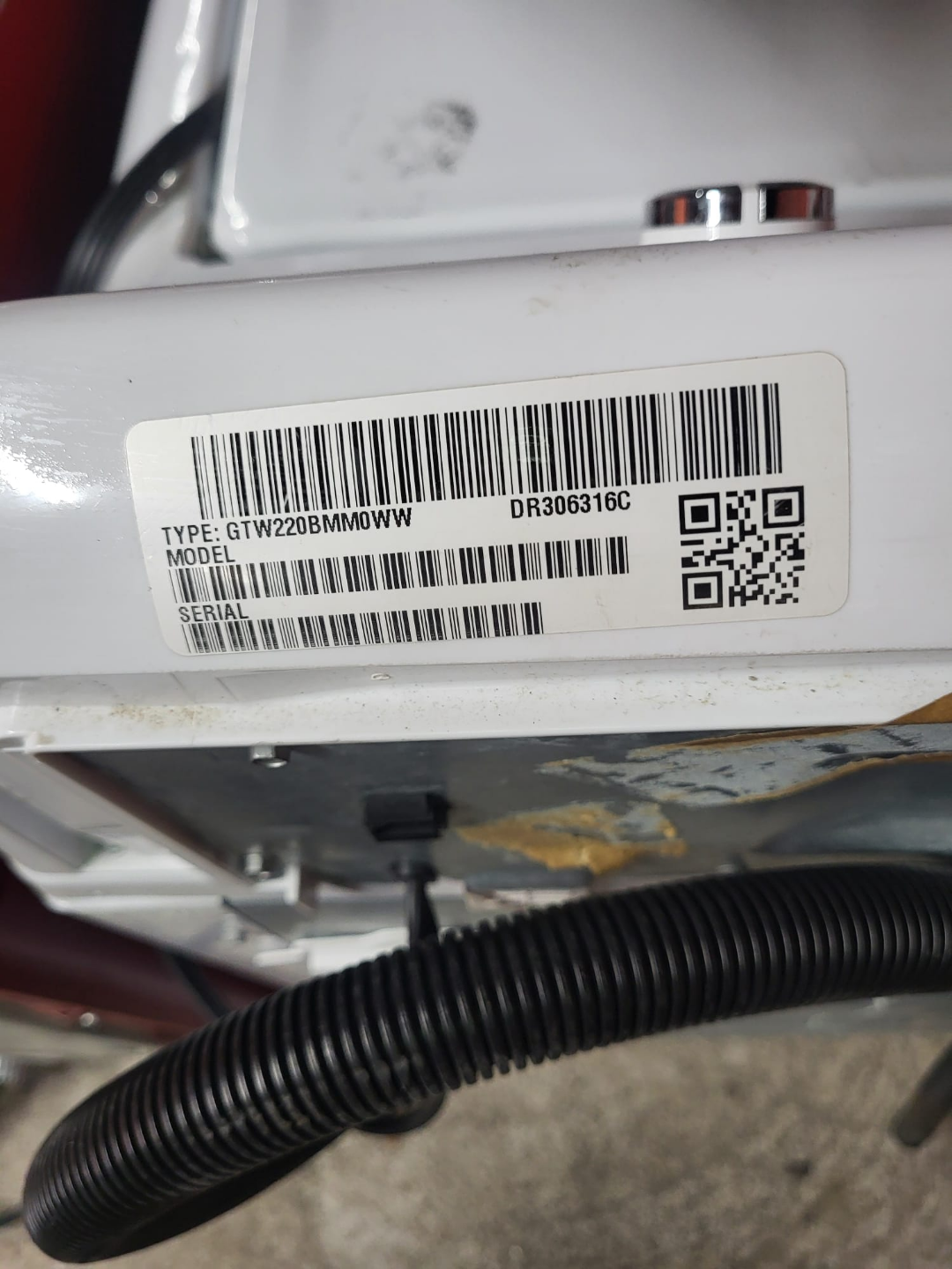 GE Top-Load Washer - Model GTW220BMWWW - photo 2