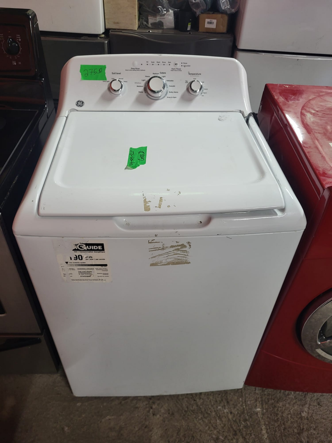 GE Top-Load Washer - Model GTW220BMWWW - photo 3