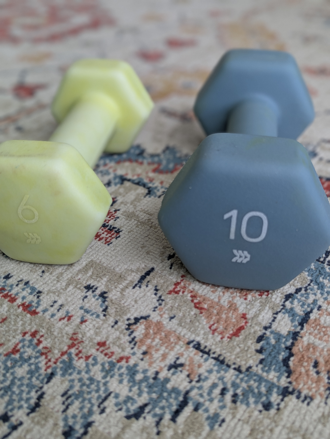 Neoprene Dumbbells - 6lb and 10lb