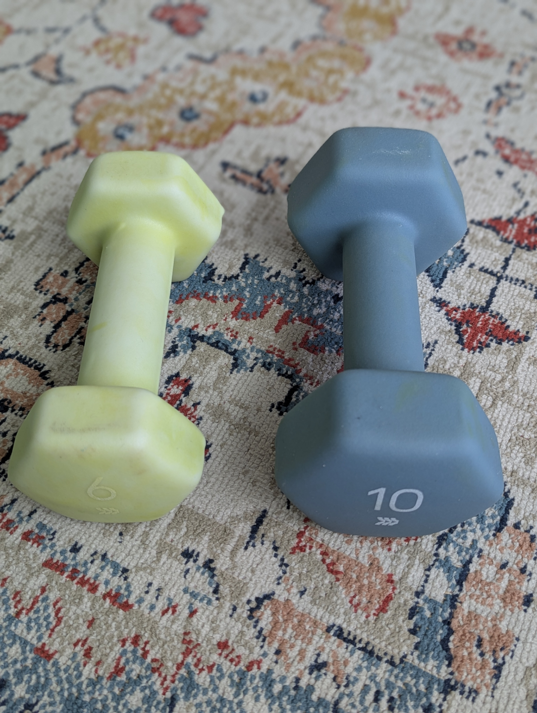 Neoprene Dumbbells - 6lb and 10lb - photo 2