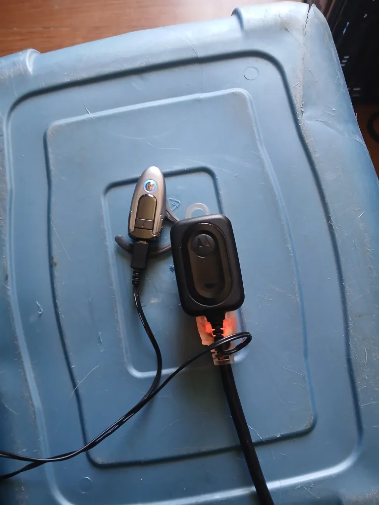 Motorola Bluetooth Headset and Charger thumbnail