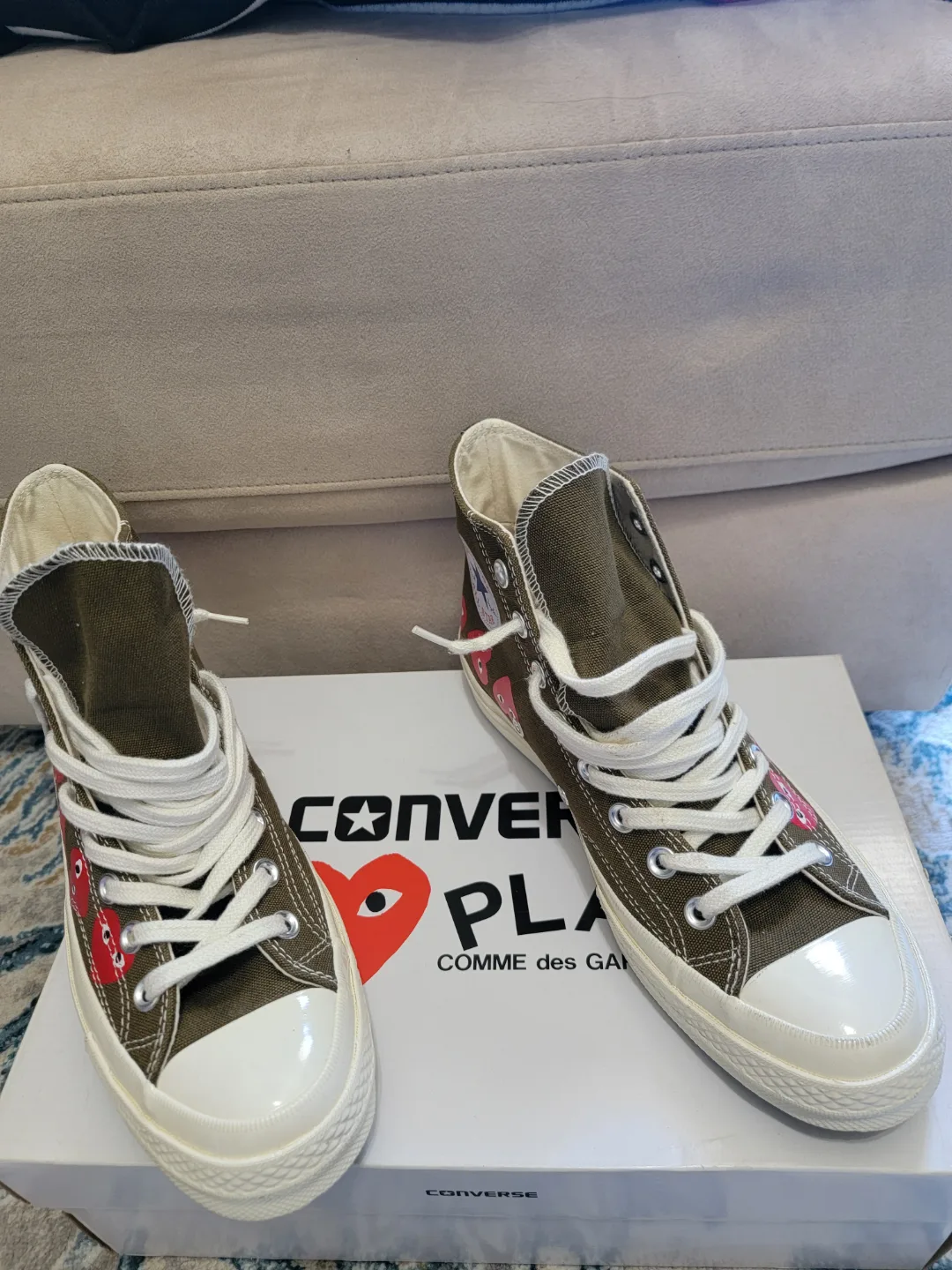 Converse x Comme des Garçons Play Chuck Taylor High Tops image indicator(2)