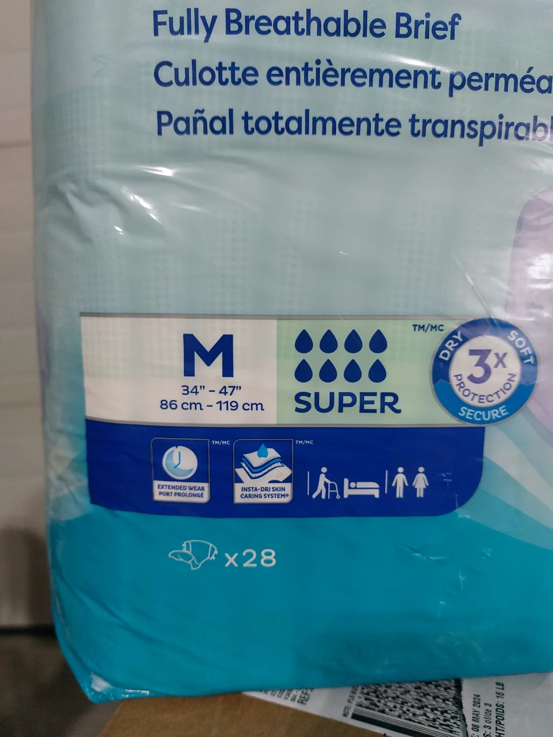 Tena fully breathable brief size M image indicator(2)