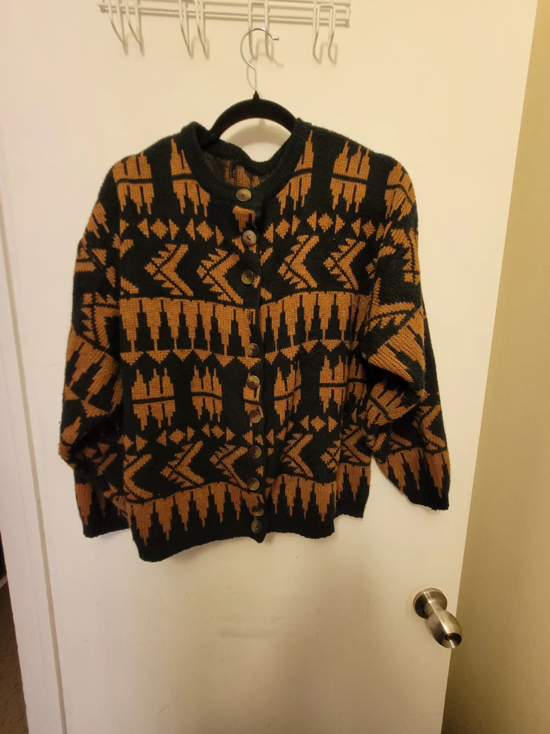 Vintage Southwestern Pattern Cardigan Sweater thumbnail