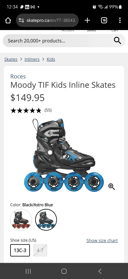 Adjustable Kid's Inline Skates image indicator(6)