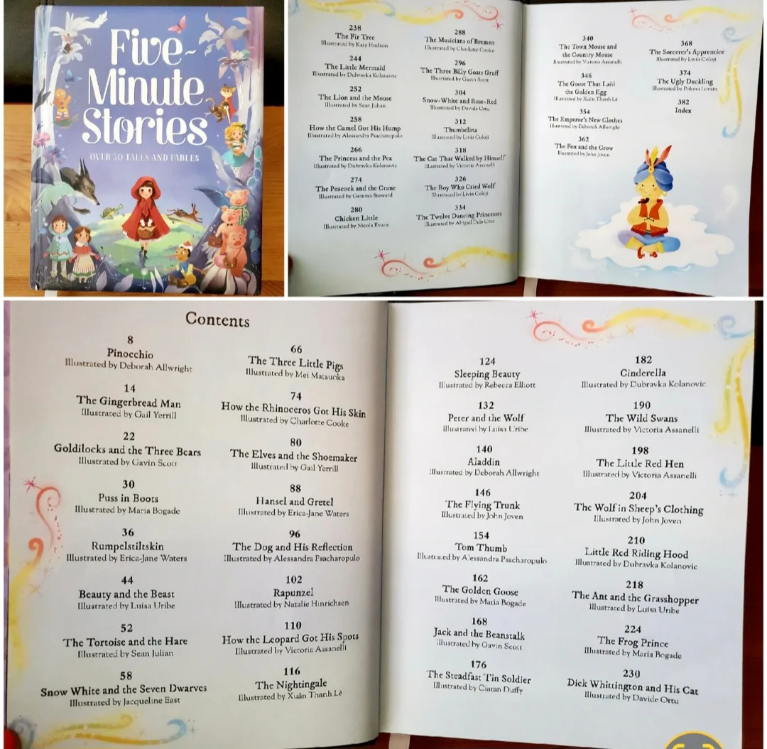 Five Minute Stories hardcover collection of over 50 tales image indicator(2)