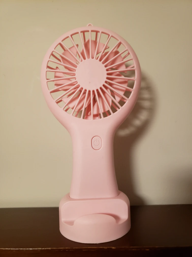 Mini Pink USB Rechargeable Mini Fan