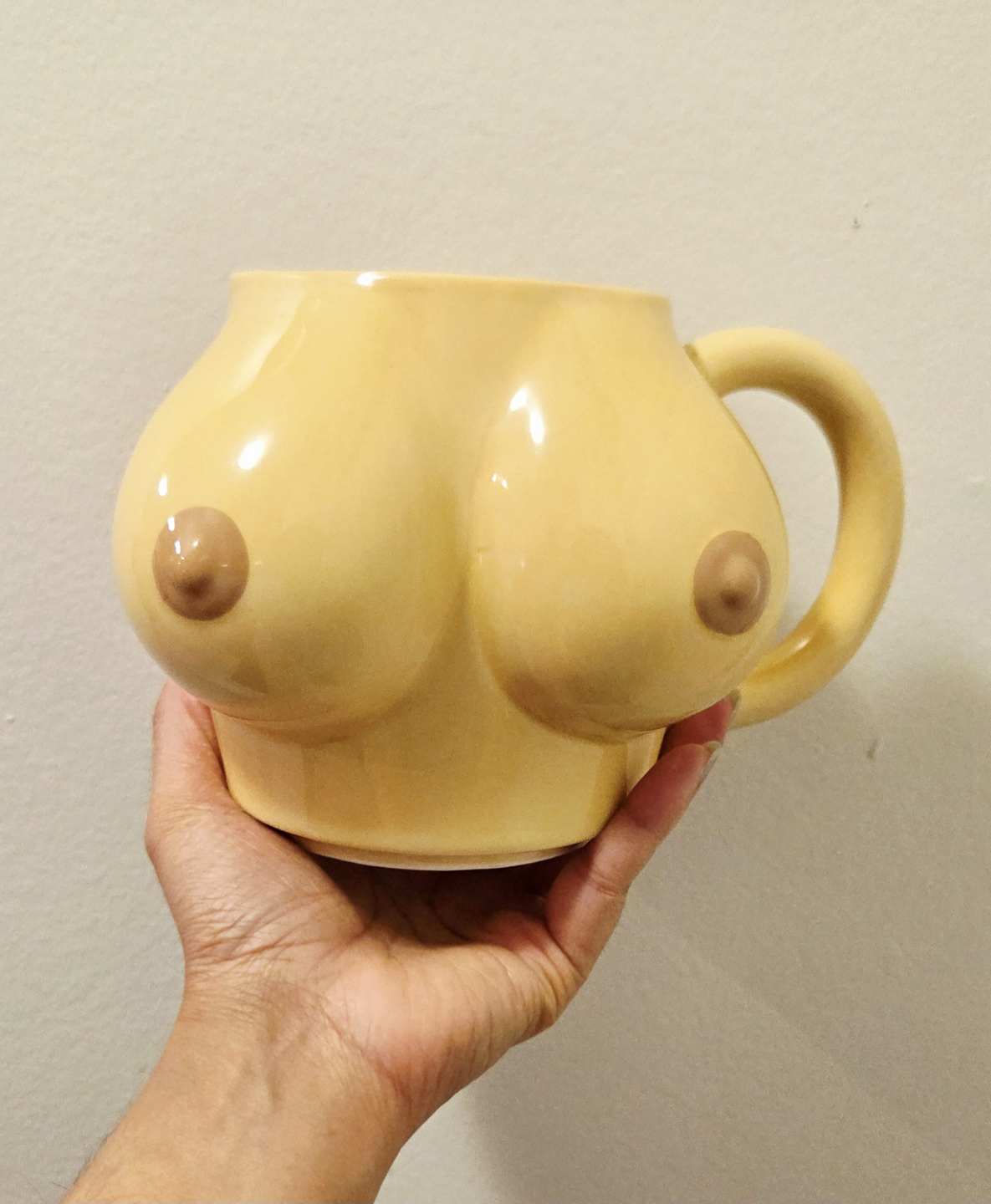 Unique Ceramic Boob Mug- Planter/ Coffee Funny Hilarious Gift