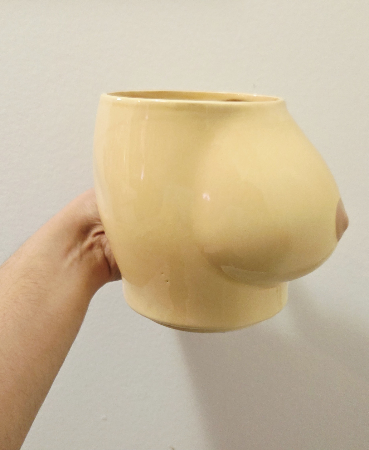 Unique Ceramic Boob Mug- Planter/ Coffee Funny Hilarious Gift - photo 2