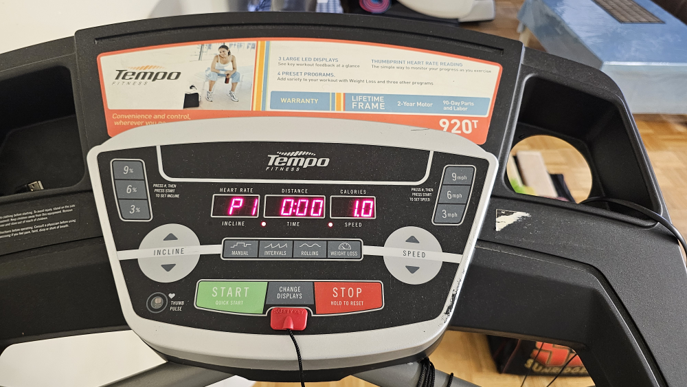 Tempo Fitness 920T Treadmill