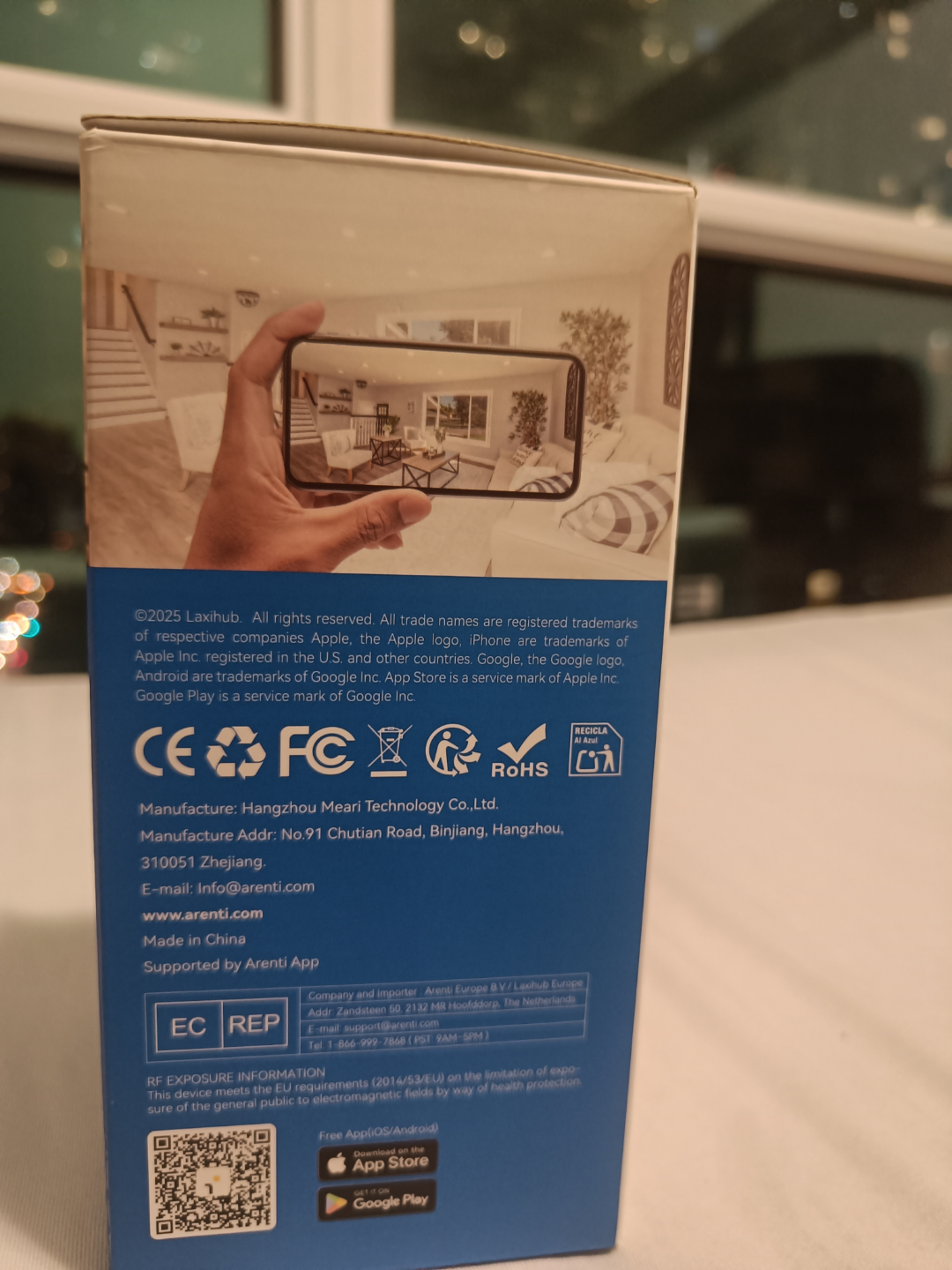 Arenti LaxiHub P2T 2K Indoor WiFi Cam + free 3m Cloud storage - photo 3