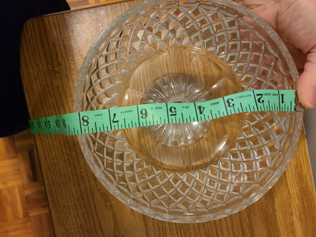 Vintage Crystal Pedestal Bowl - photo 2
