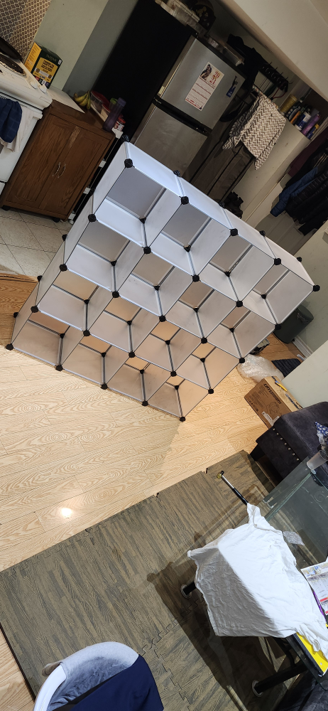 12 Cube Organizer Storage Shelf - photo 4