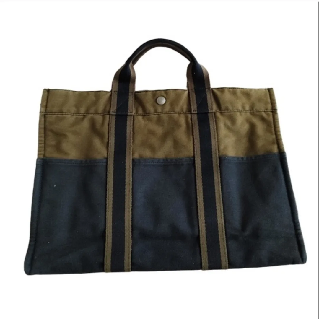 Hermes Canvas Tote Bag image indicator(2)