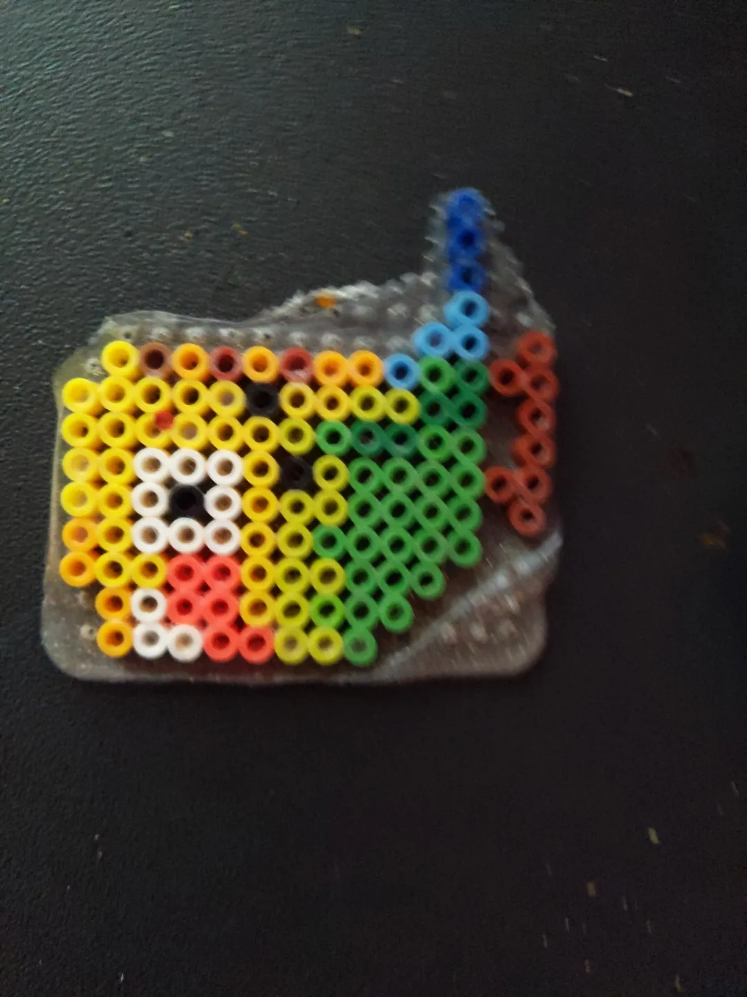 Handmade Perler Bead Parrot💚 image indicator(3)