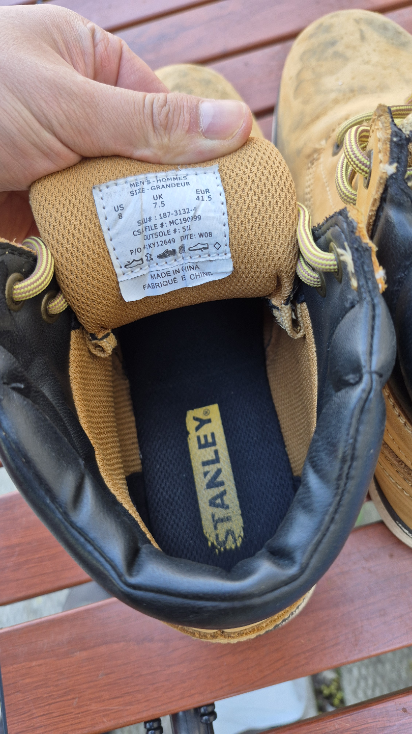 Men's Stanley Work Boots - Size 7.5 - photo 2