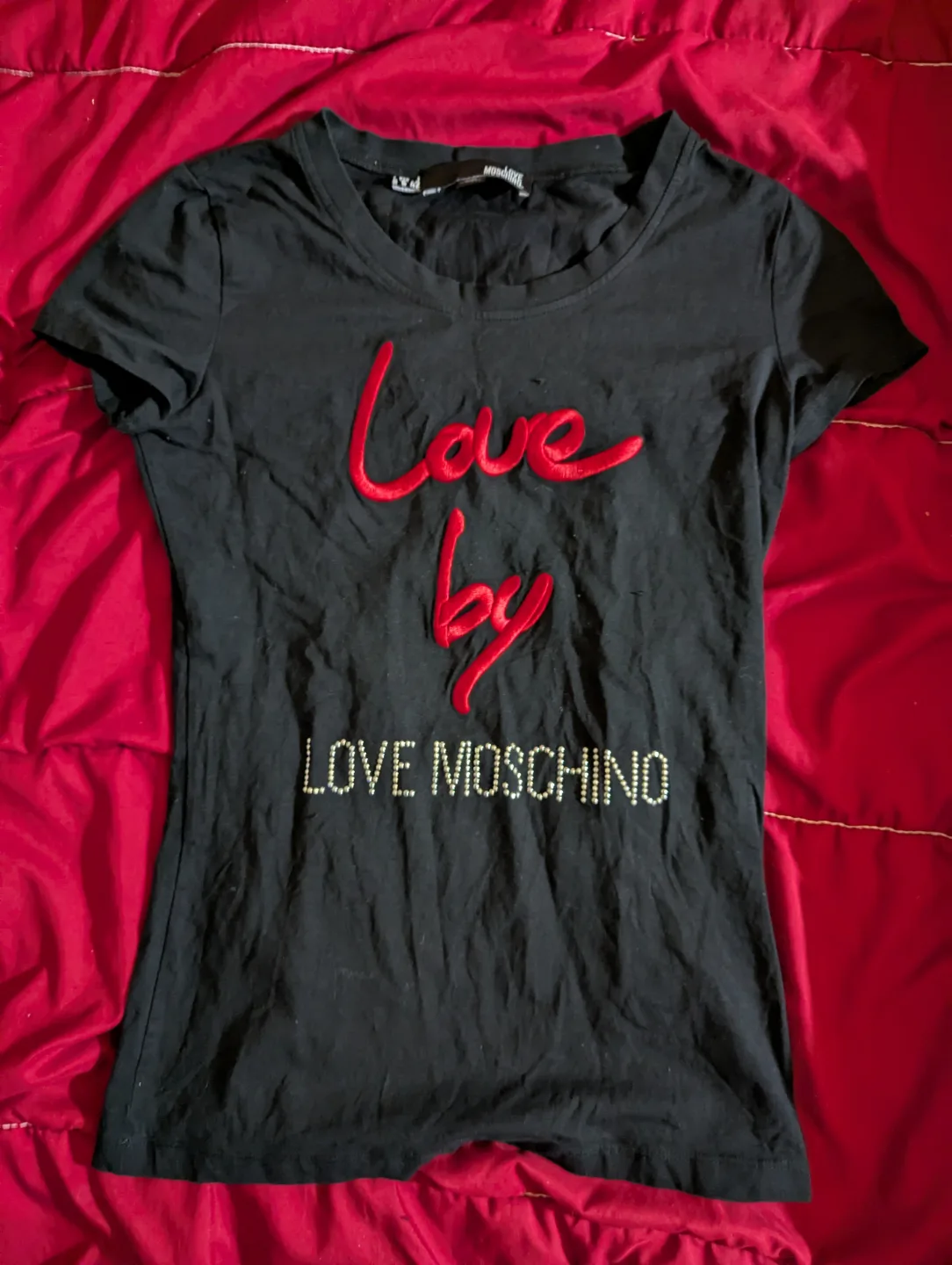 Love Moschino Black T-Shirt thumbnail