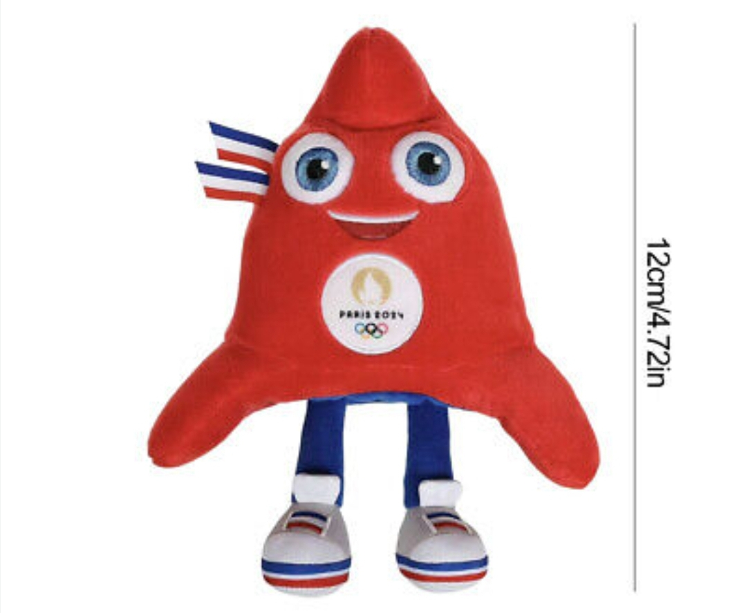 Paris 2024 Olympic Mascot Phryge Plush Toy - photo 3
