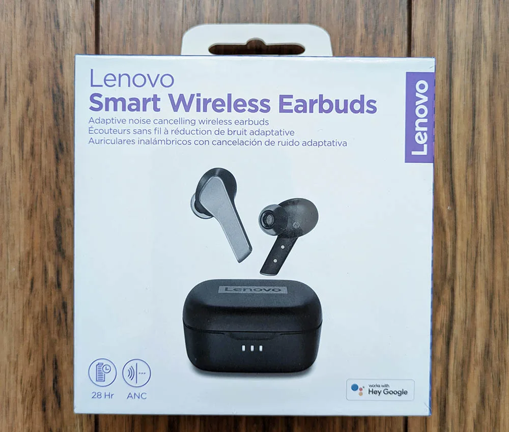 Lenovo Smart Wireless Earbuds - BRAND NEW, SEALED PACKAGE thumbnail