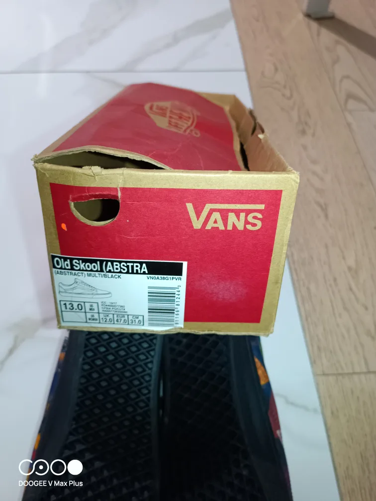 Vans Old Skool Abstract Multicolour Sneakers - Size 13 thumbnail
