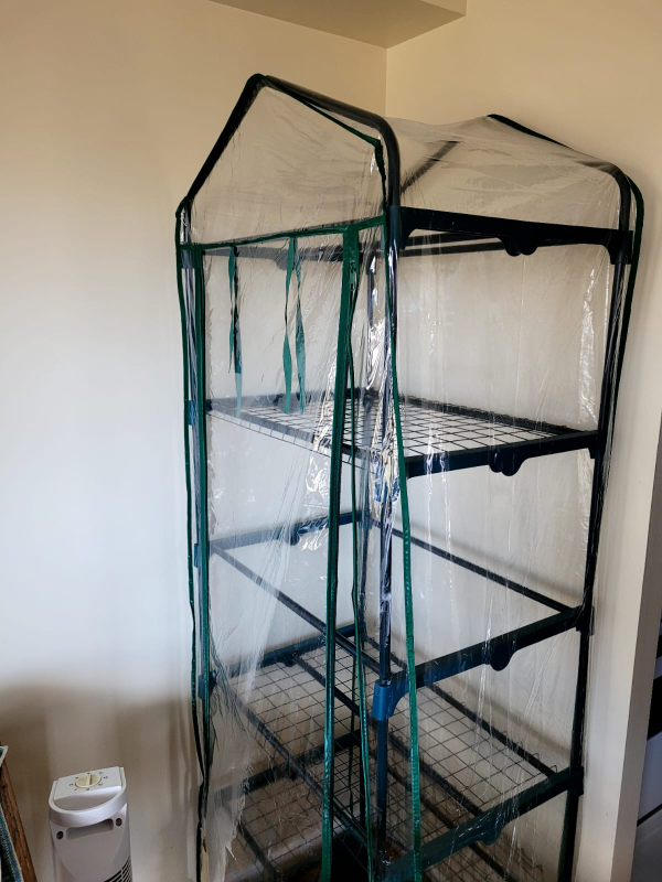 Indoor Greenhouse, 4 Tier Plant Stand with Cover