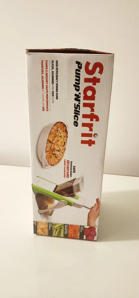 Starfrit Pump N'Slice Vegetable Slicer image indicator(2)