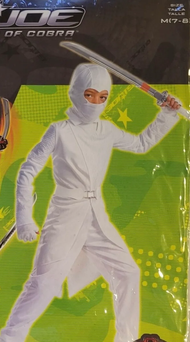 Ninja Costume White Gi Joe The Rise Of Cobra Storm Shadow $5 image indicator(4)